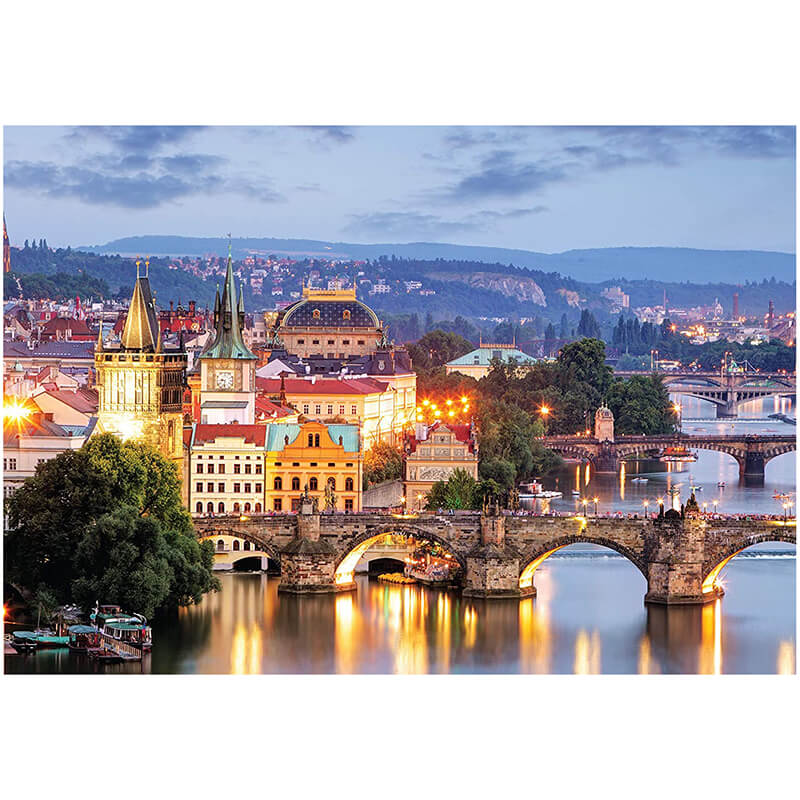 Prague Bridges 1000pc Puzzle