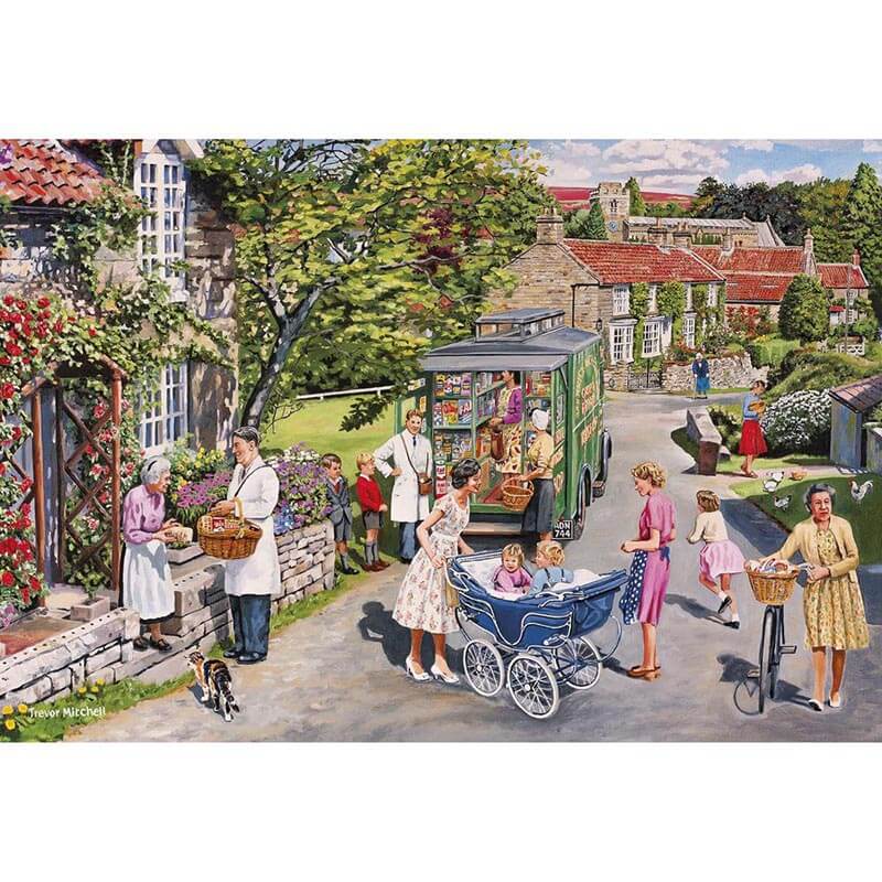 Mitchell's Mobile Shop By Trevor Mitchell 4x500pc Puzzle