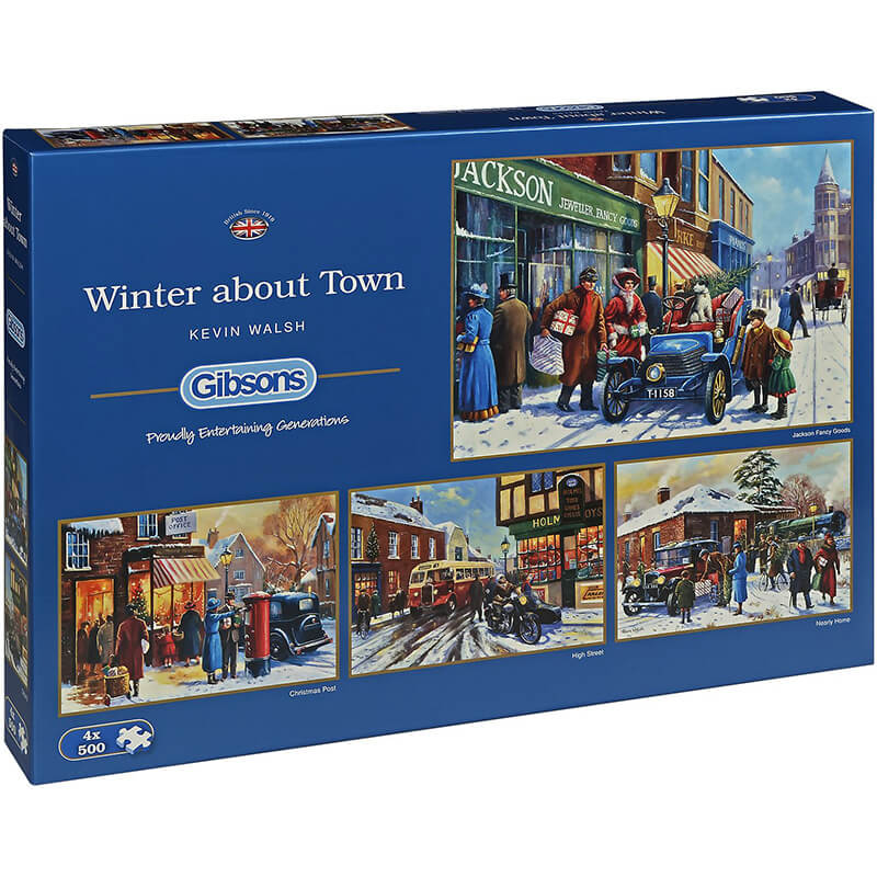 Winter About Town By Kevin Walsh  4x500pc Puzzle