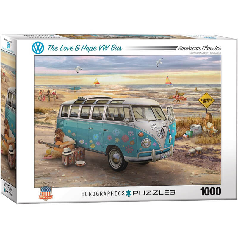 The Love & Hope VW Bus 1000pc Puzzle
