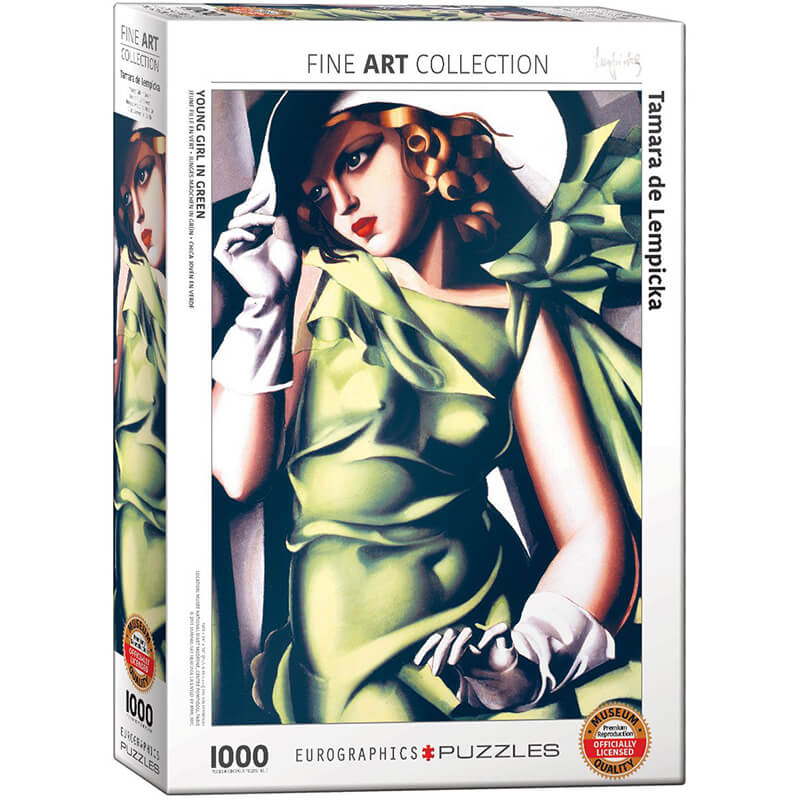 Young Girl in Green by Tamara de Lempicka 1000pc Puzzle