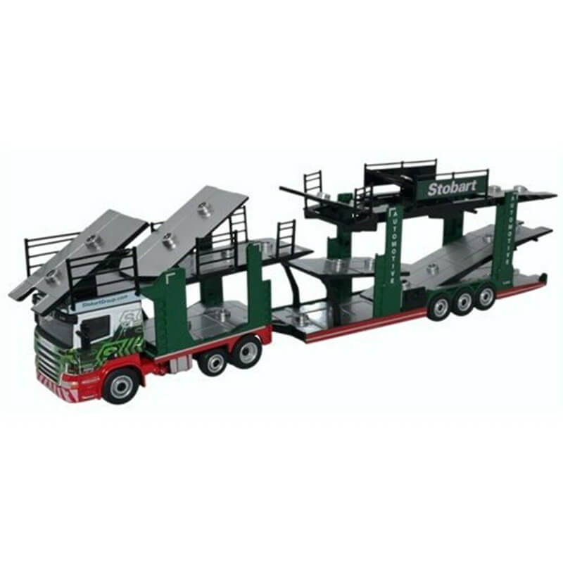 Oxford 1/76 Scania EVO 6 Car Transporter - Eddie Stobart