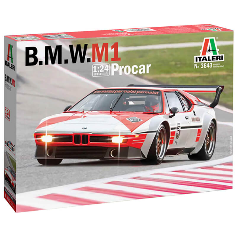 Italeri 1/24 B.M.W.M1 Procar Kit