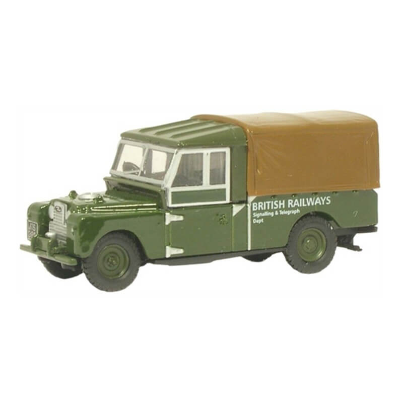 Oxford 1/76 Land Rover 109"" Canvas British Railways