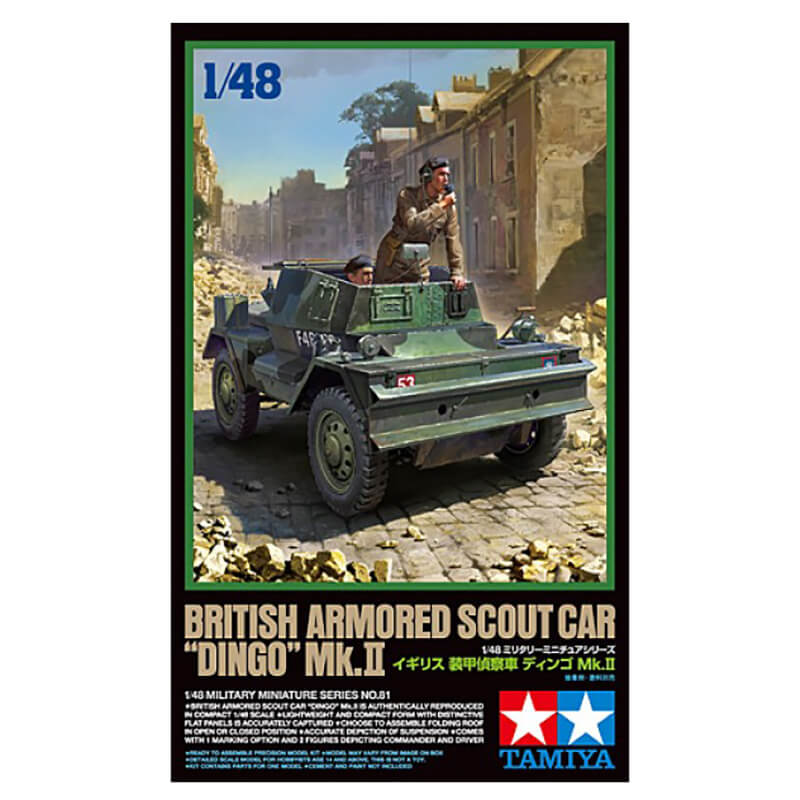 Tamiya 1/48 British Armored Scout Car "Dingo" Mk.II Kit