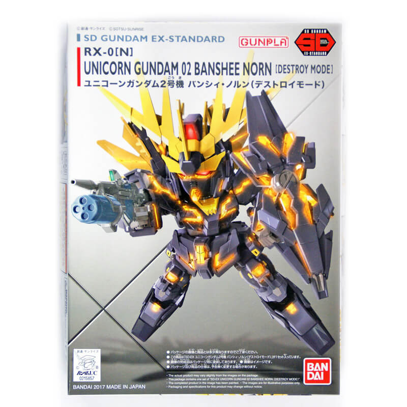 Bandai SD Gundam Ex-Standard Unicorn Gundam 02 Banshee Norn Kit