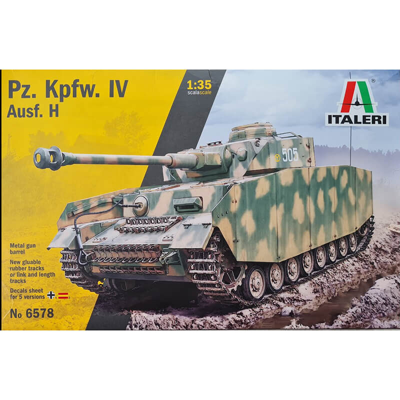 Italeri 1/35 Pz. Kpfw. IV Ausf. H Kit - Hobbies N Games