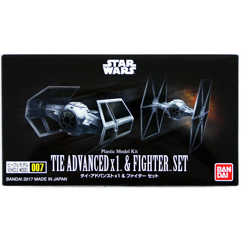 Bandai Star Wars Tie Advancedx1 & Fighter Set Kit