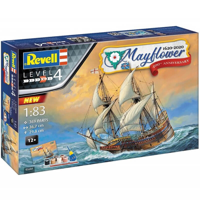 Revell 1/83 Mayflower 1620-2020 400th Anniversary Set Kit