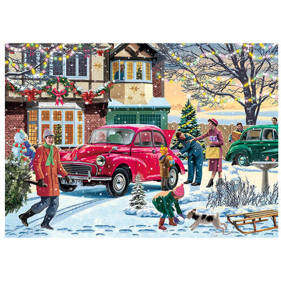 December Shopping By Vic McLindon 500pc Puzzle
