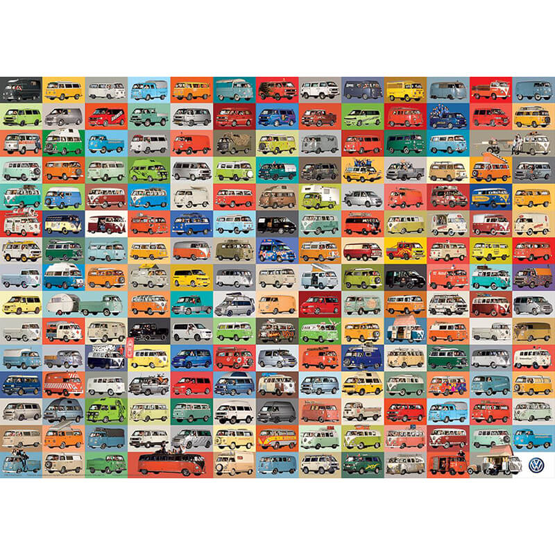 The VW Groovy Bus 1000pcs Puzzle