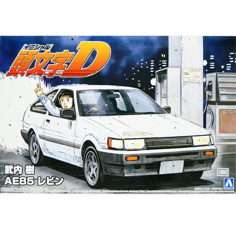 Aoshima 1/24 Takeuchi AE85 Levin Kit