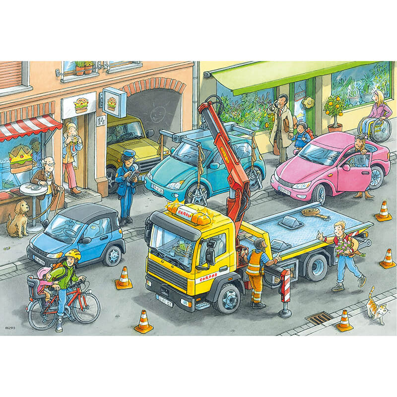 Working Trucks 2x24pcs Puzzle