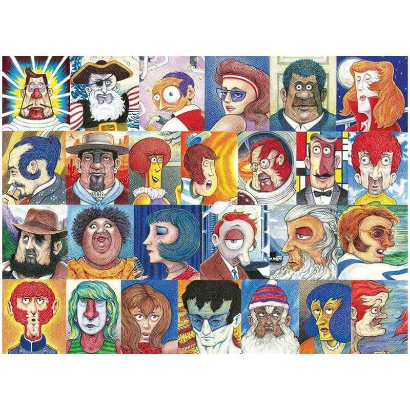 Typefaces 500pcs Puzzle