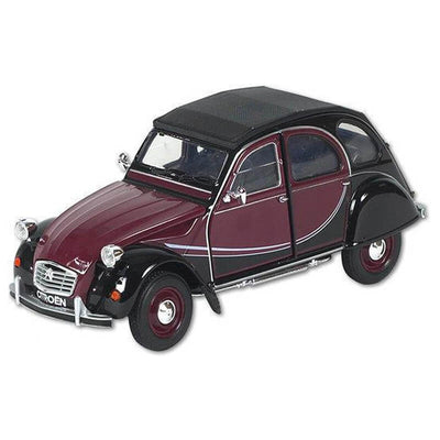 Welly 1/24 Citroen 2CV 6 Charleston (Red/Black)