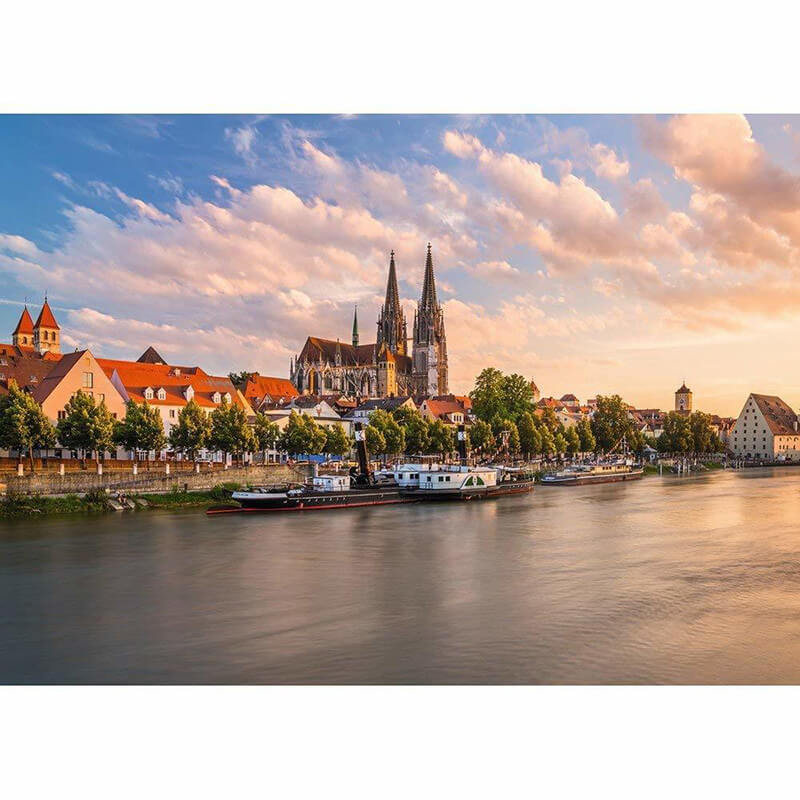 Old Town, Regensburg 1008pcs Puzzle