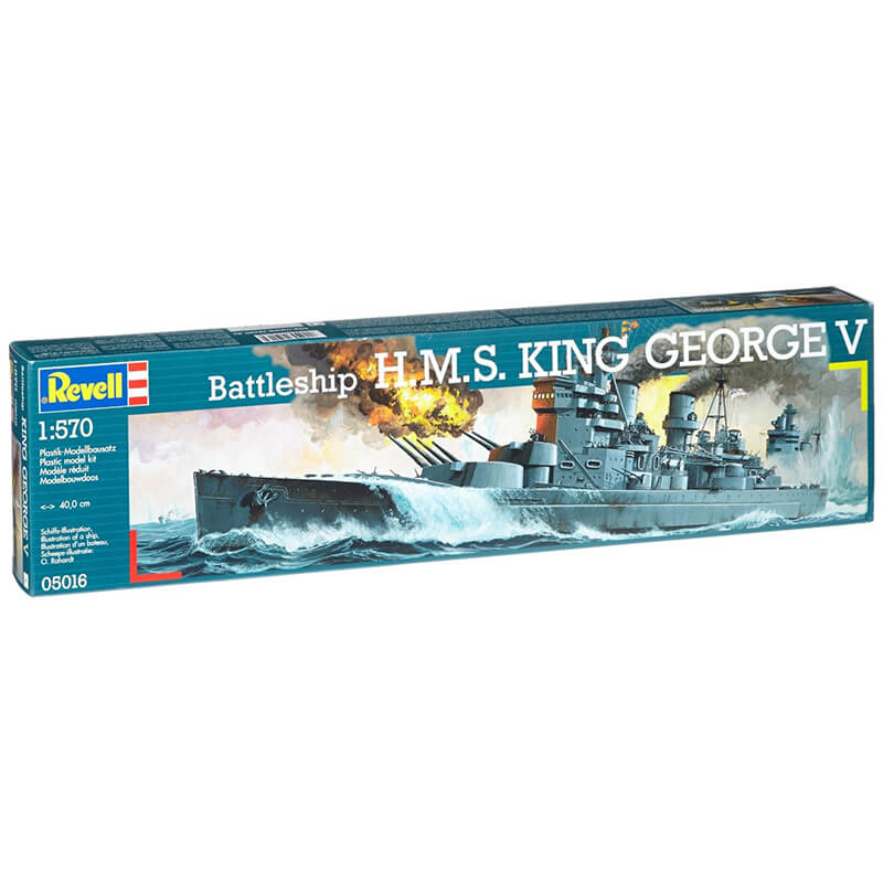 Revell 1/570 Battleship H.M.S. King George V Kit