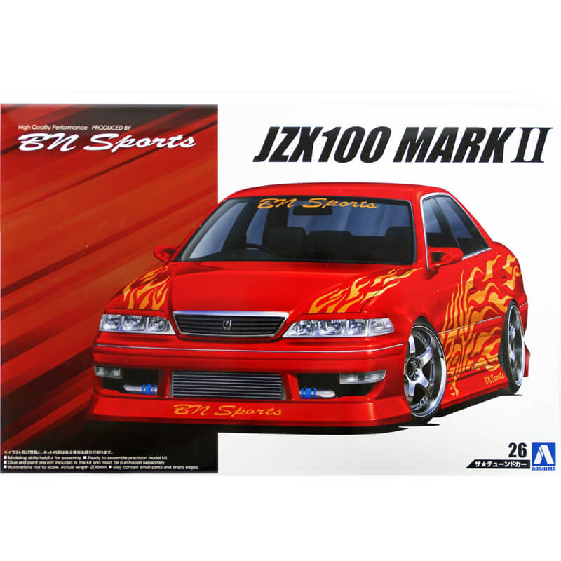 Aoshima 1/24 BN Sports JZX 100 Mark II Tourer V '98 (Toyota) Kit