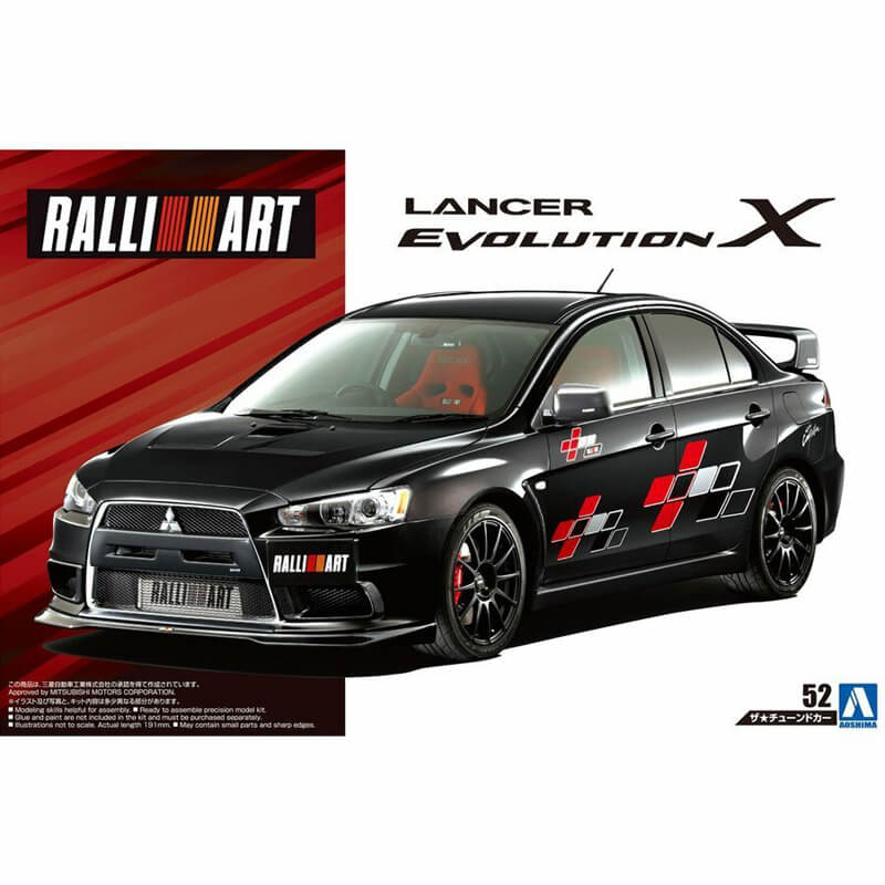Aoshima 1/24 Ralliart CZ4A Lancer Evolution X (Mitsubishi) Kit