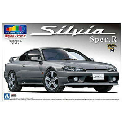 Aoshima 1/24 S15 Silvia Spec.R (Sparkling Silver) Kit