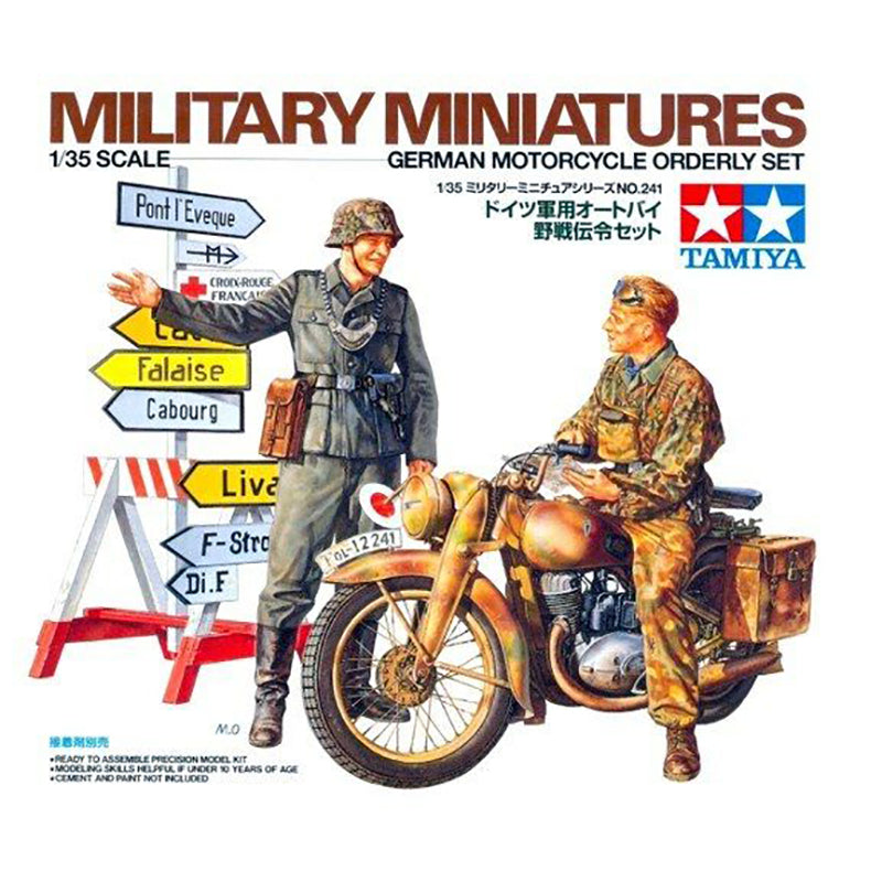 Tamiya 1/35 German Motorcycle Orderly Set Kit