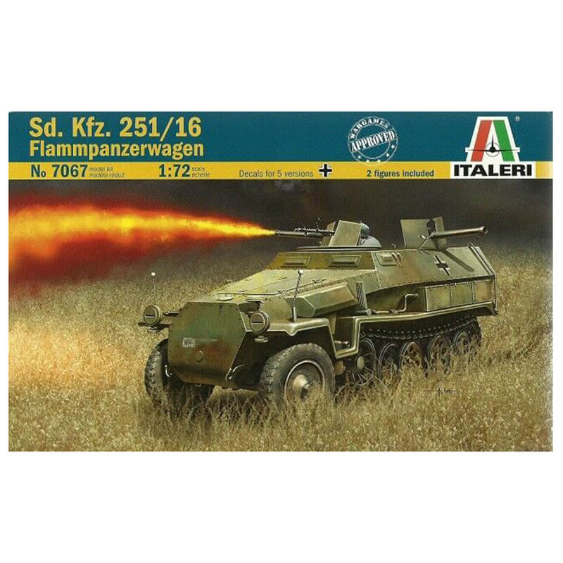 Italeri 1/72 Sd. Kfz. 251/16 Flammpanzerwagen Kit