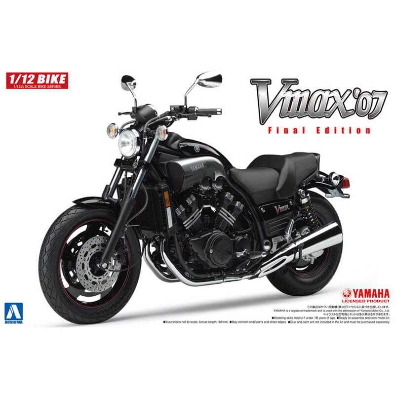 Aoshima 1/12 YAMAHA V-Max '07 Final Edition Kit