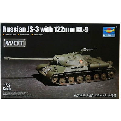 Trumpeter 1/72 Russian JS-3 with 122mm BL9 Kit