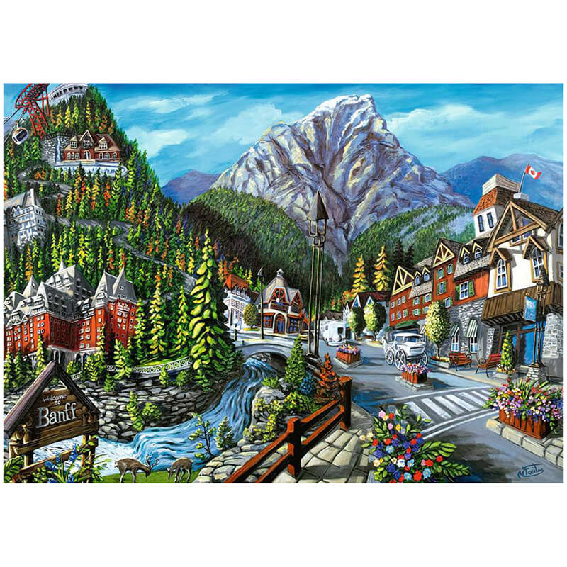 Welcome to Banff 1000pcs Puzzle