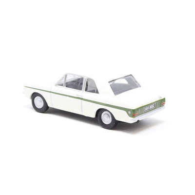Oxford 1/76 Ford Cortina Mk2 (Ermine White/Sherwood Green)