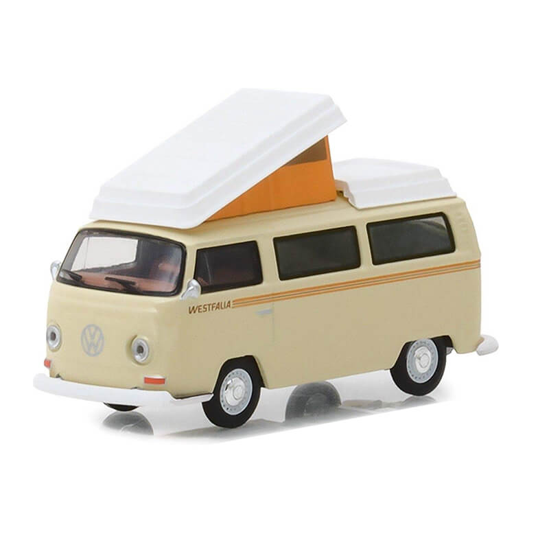 Greenlight 1/64 1972 Volkswagen Type 2 Westfalia Campmobile (Cream)