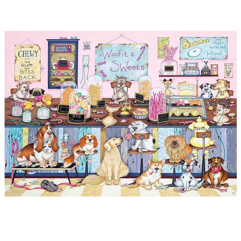 Woofit's Sweet Shop By Linda Jane Smith 1000pc Puzzle