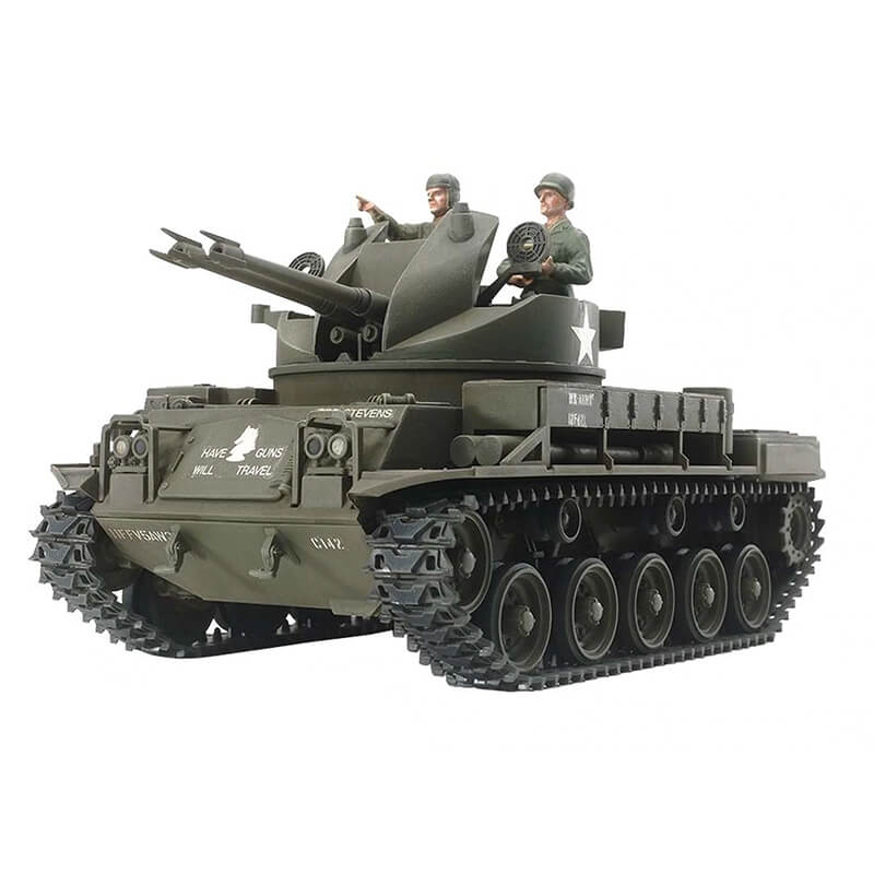 Tamiya 1/35 U.S. Self-Propelled A.A. Gun M42 Duster w/3 Figures Kit
