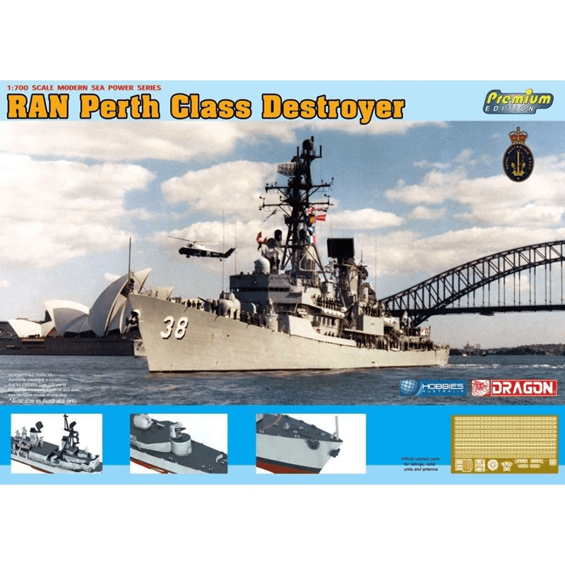 Dragon 1/700 RAN Perth Class Destroyer Kit