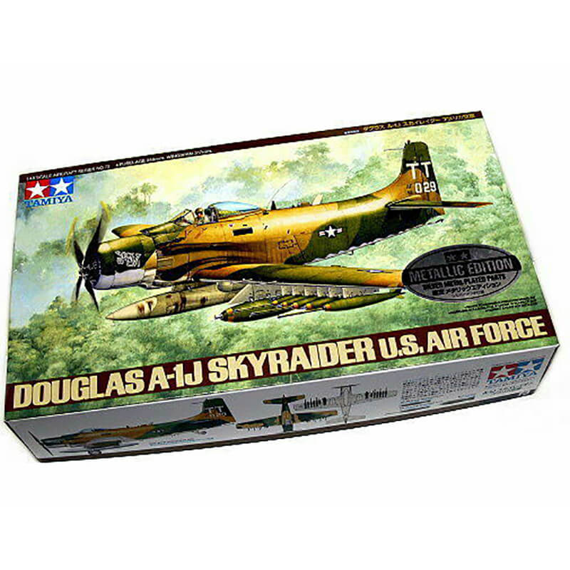 Tamiya 1/48 Douglas A-1J Skyraider USAF Metallic Edition Kit