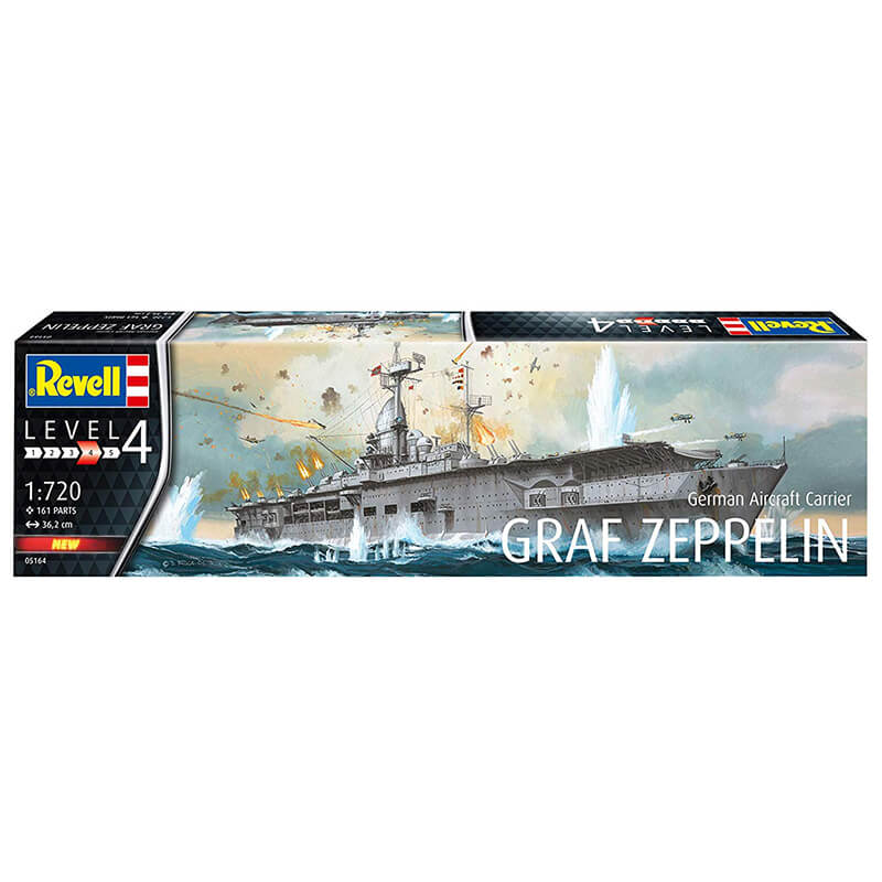 Revell 1/720 German Aircraft Carrier GRAF Zeppelin Kit