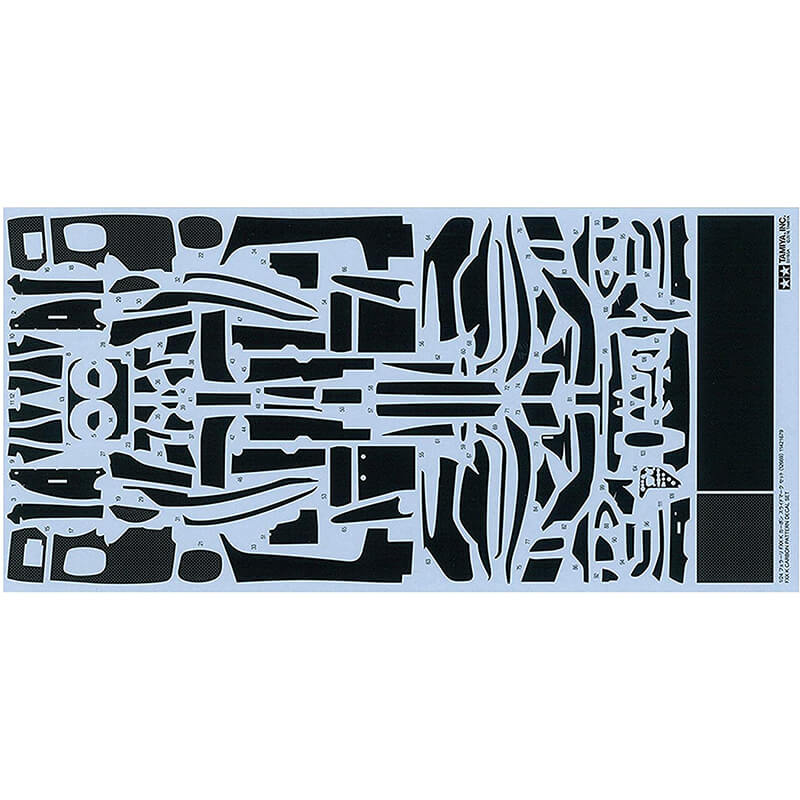 Tamiya 1/24 FXX K Carbon Pattern Decal Set