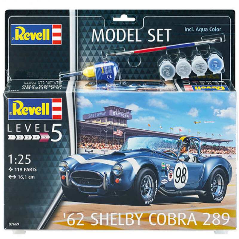 Revell 1/25 62 Shelby Cobra 289 Set Kit