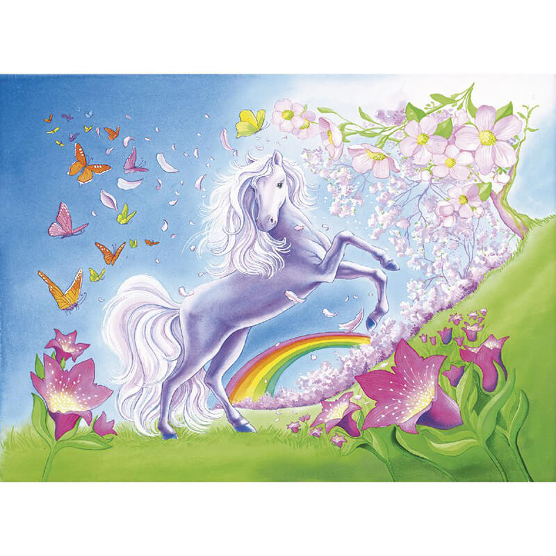 Rainbow Horses 2x24pcs Puzzle