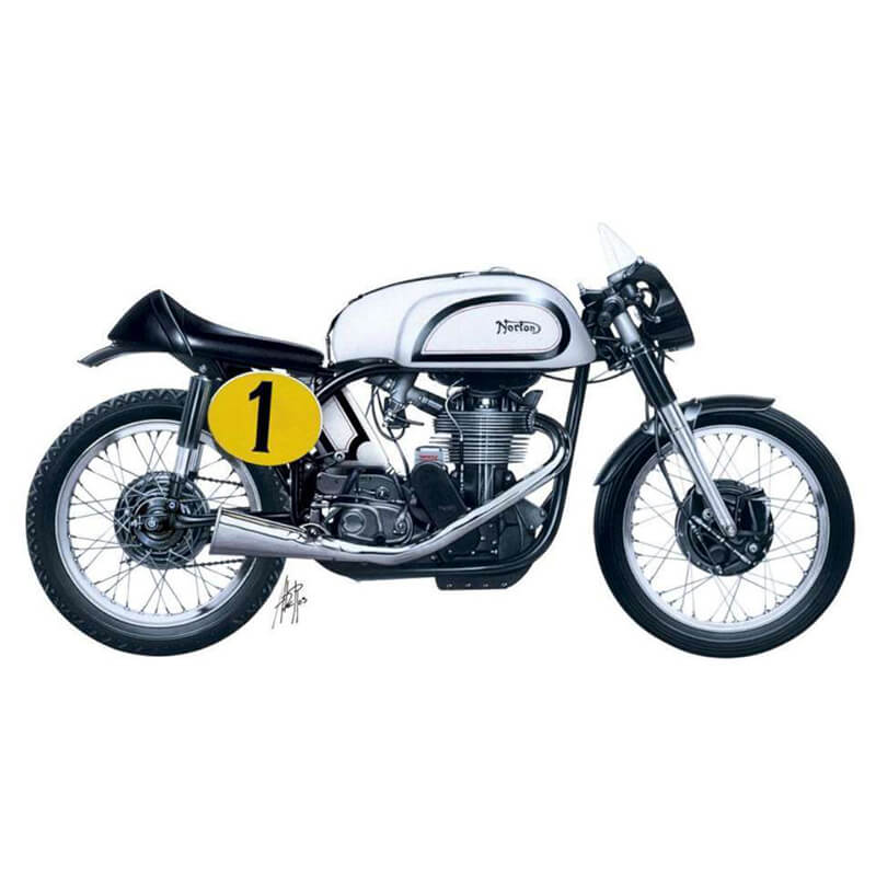 Italeri 1/9 Norton Manx 500cc 1951-Single Cylinde Kit