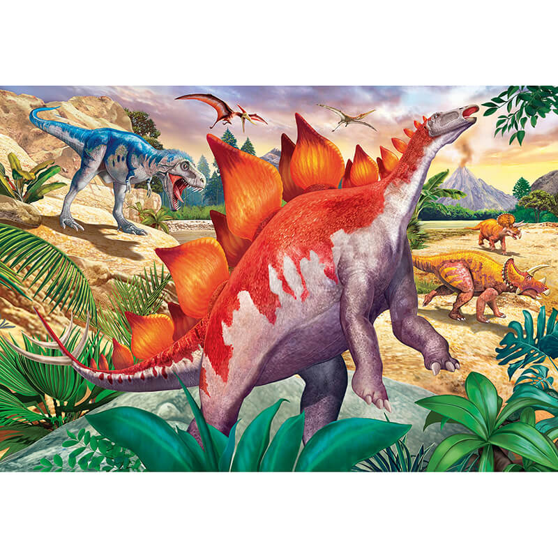 Jurassic Wildlife 2x24pcs Puzzle