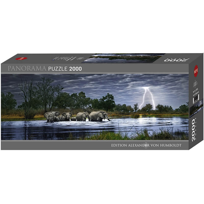 Herd Of Elephants 2000pc Puzzle