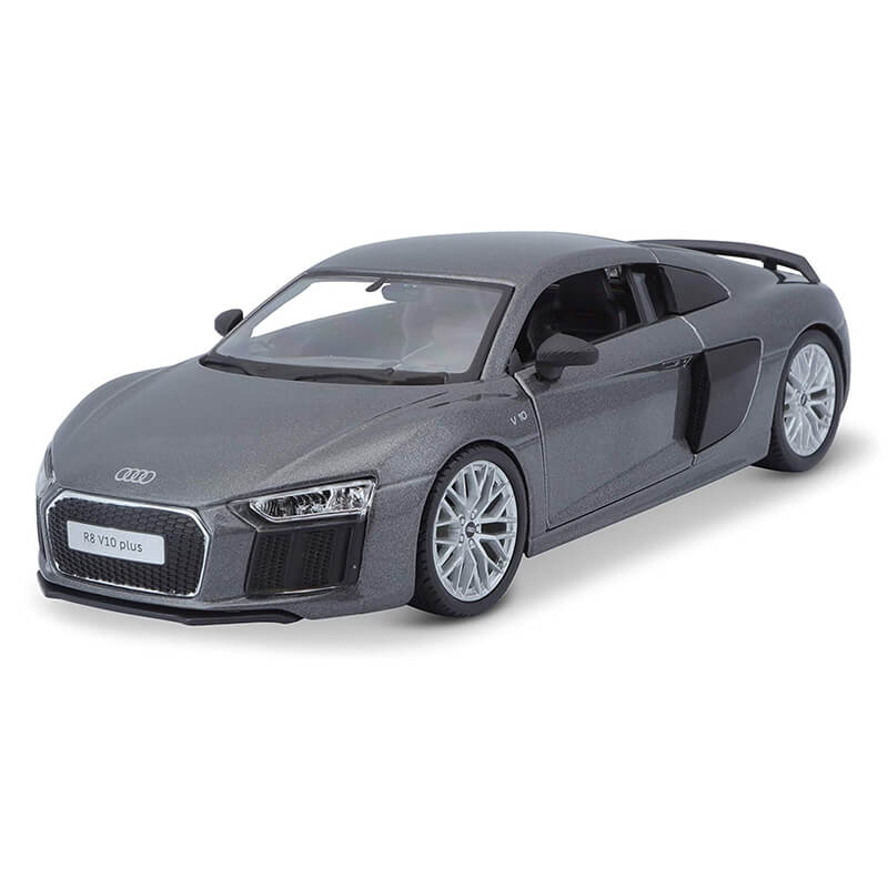 Maisto 1/24 Audi R8 V10 Plus (Metallic Grey)