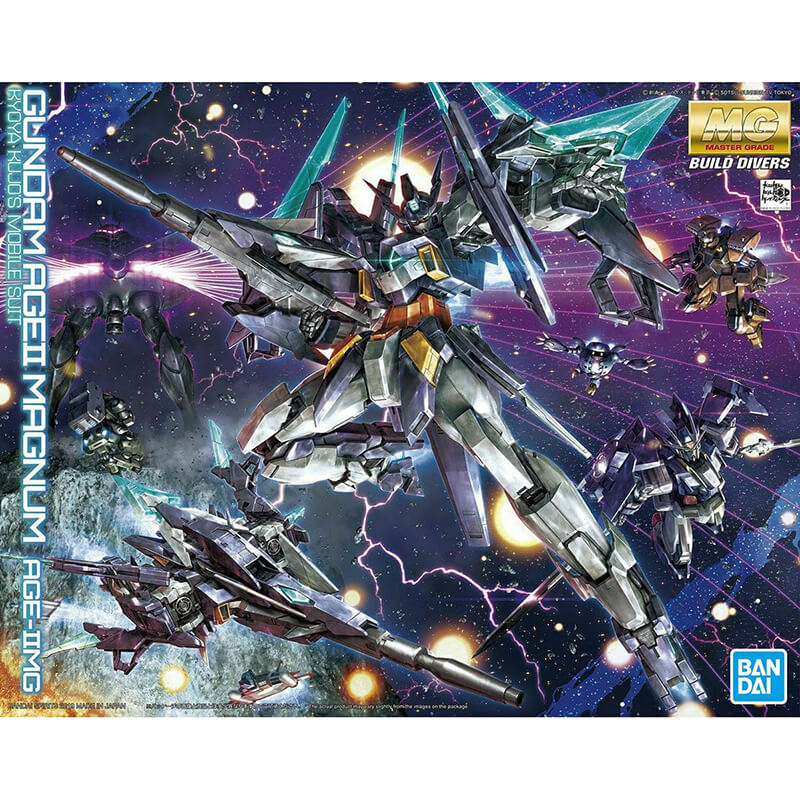 Bandai 1/100 MG Build Divers Gundam Age II Magnum Kit