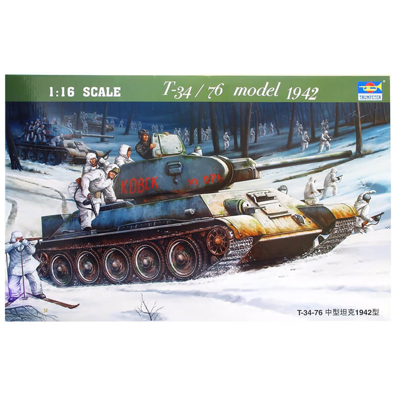 Trumpeter 1/16 T-34/76 Model 1942 Kit