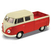 Welly 1/34 Volkswagen T1 Double Cabin Pick Up (Red/White)