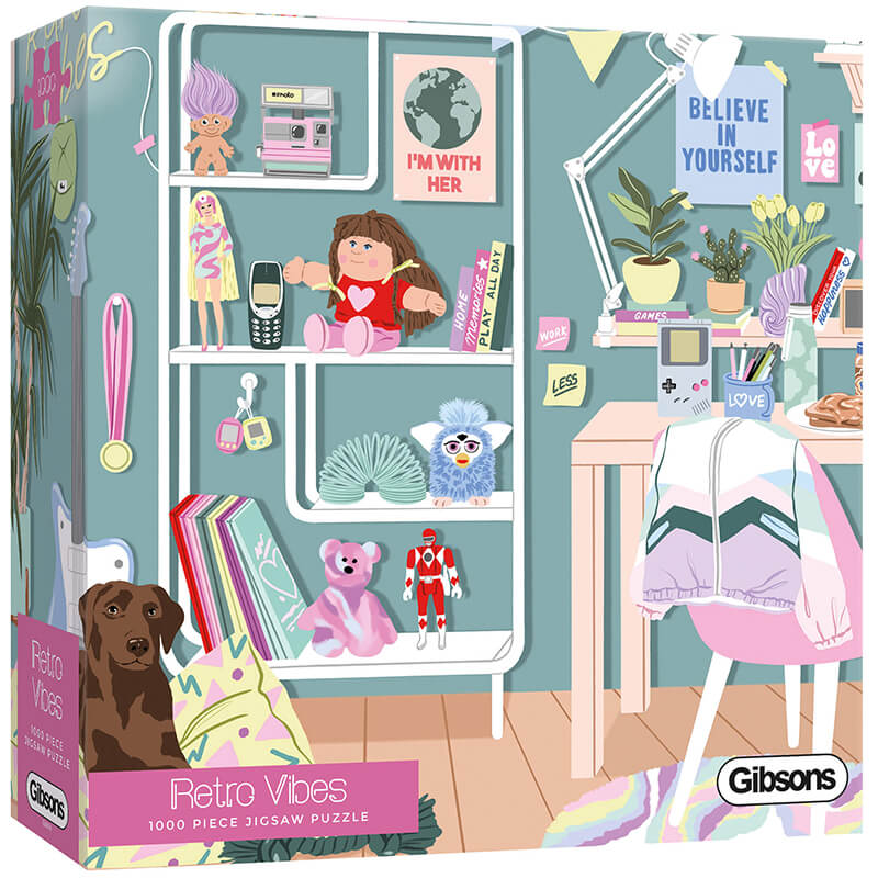 Retro Vibes 1000pc Puzzle