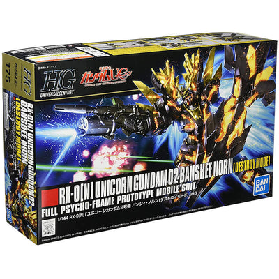 Bandai 1/144 HG RX-0(N) Unicorn Gundam 02 Banshee Norn (Destroy Mode) Kit