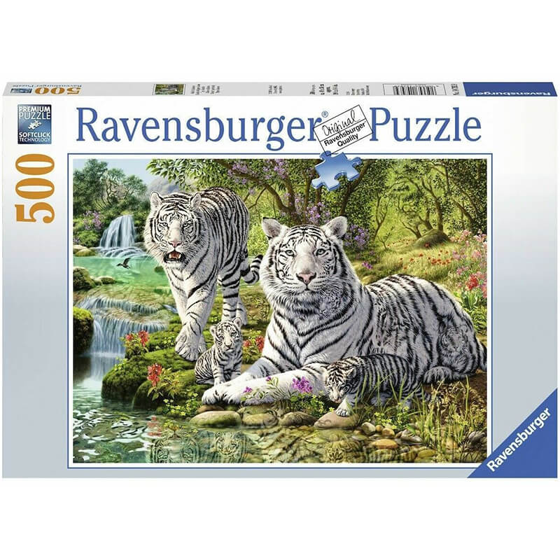 White Cat 500pcs Puzzle