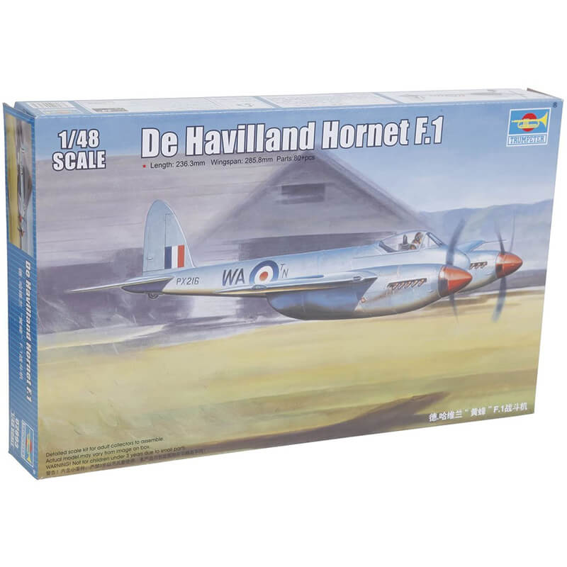 Trumpeter 1/48 De Havilland Hornet F.1 Kit